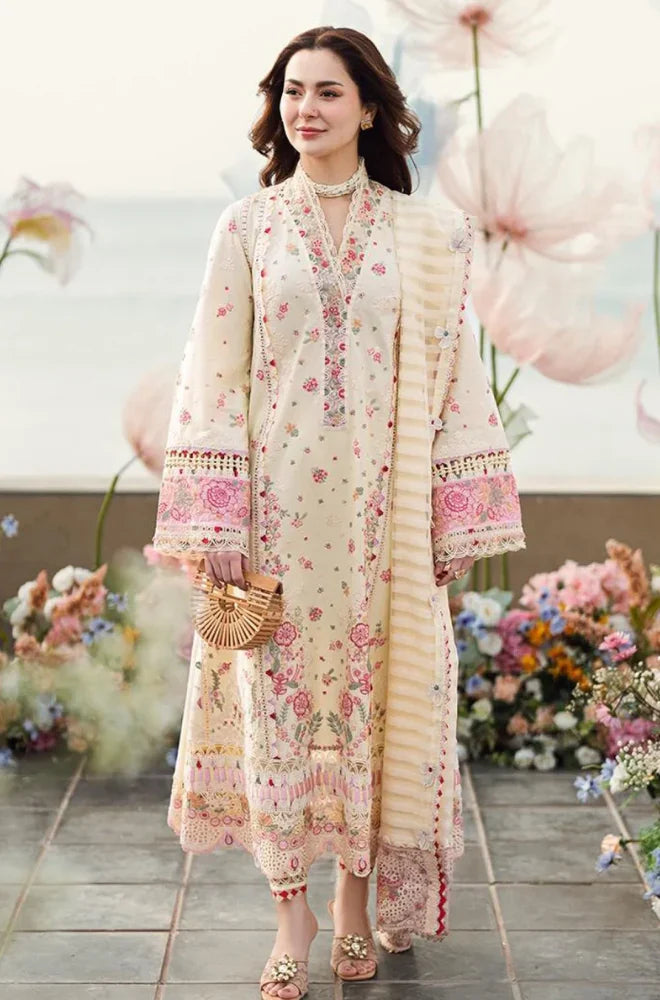 Summer 3PC Lawn Embroidered Suit - KP1101