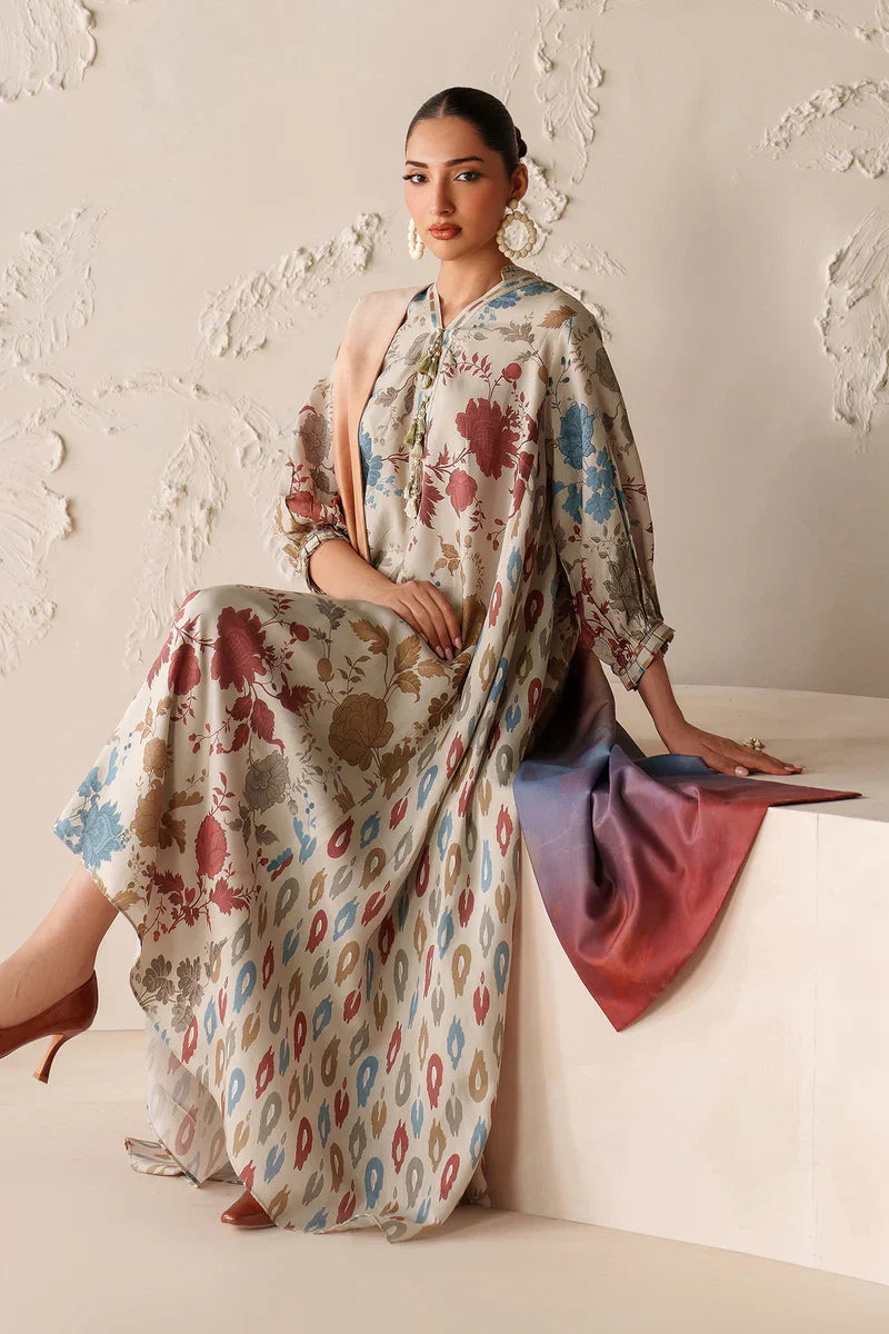 Winter 3PC Karandi Digital Print Dress - KP33140