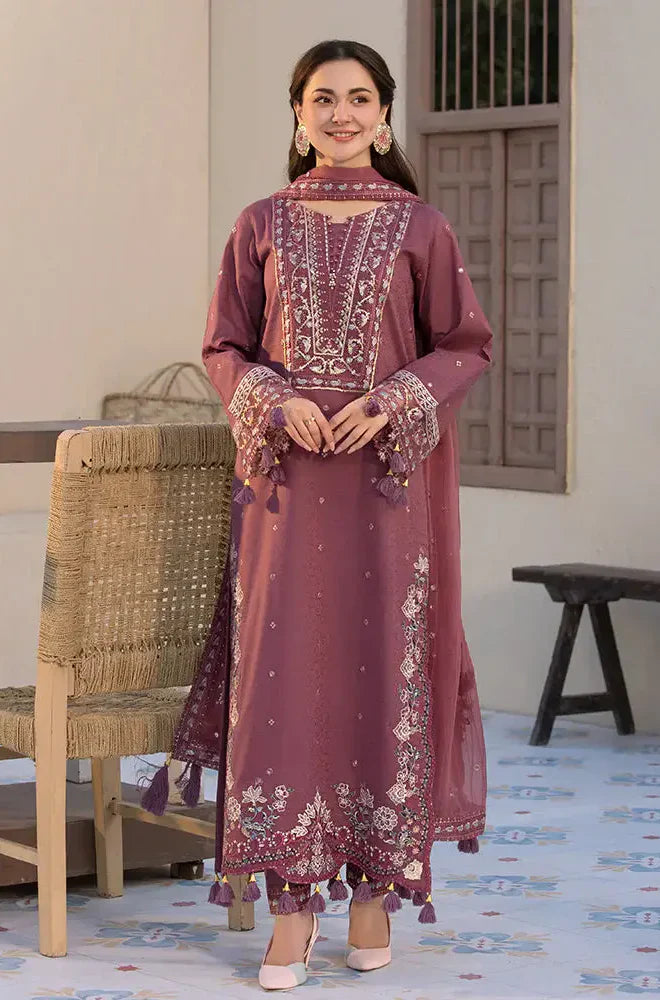 Summer 3PC Lawn Embroidered Suit- KP1115
