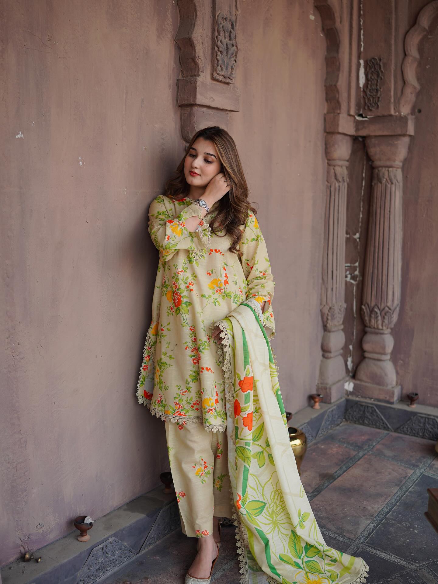 Winter 3PC Karandi Digital Print Dress - KP33121