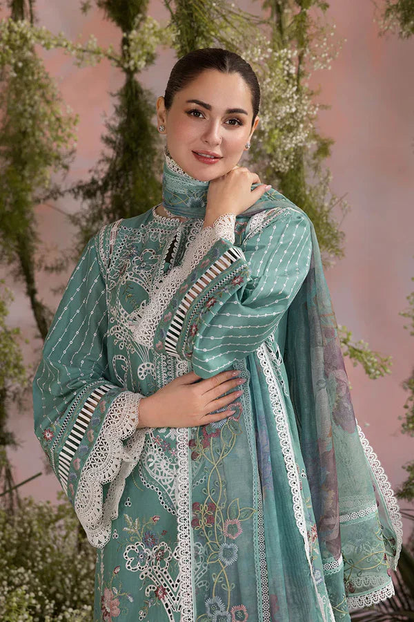 Summer 3PC Lawn ChickenKari Embroidered Suit - kp1113
