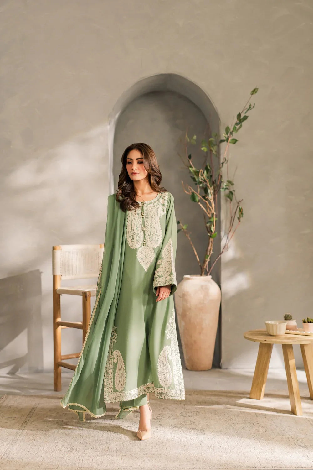 Summer 3PC Lawn Embroidered Suit - kp1125