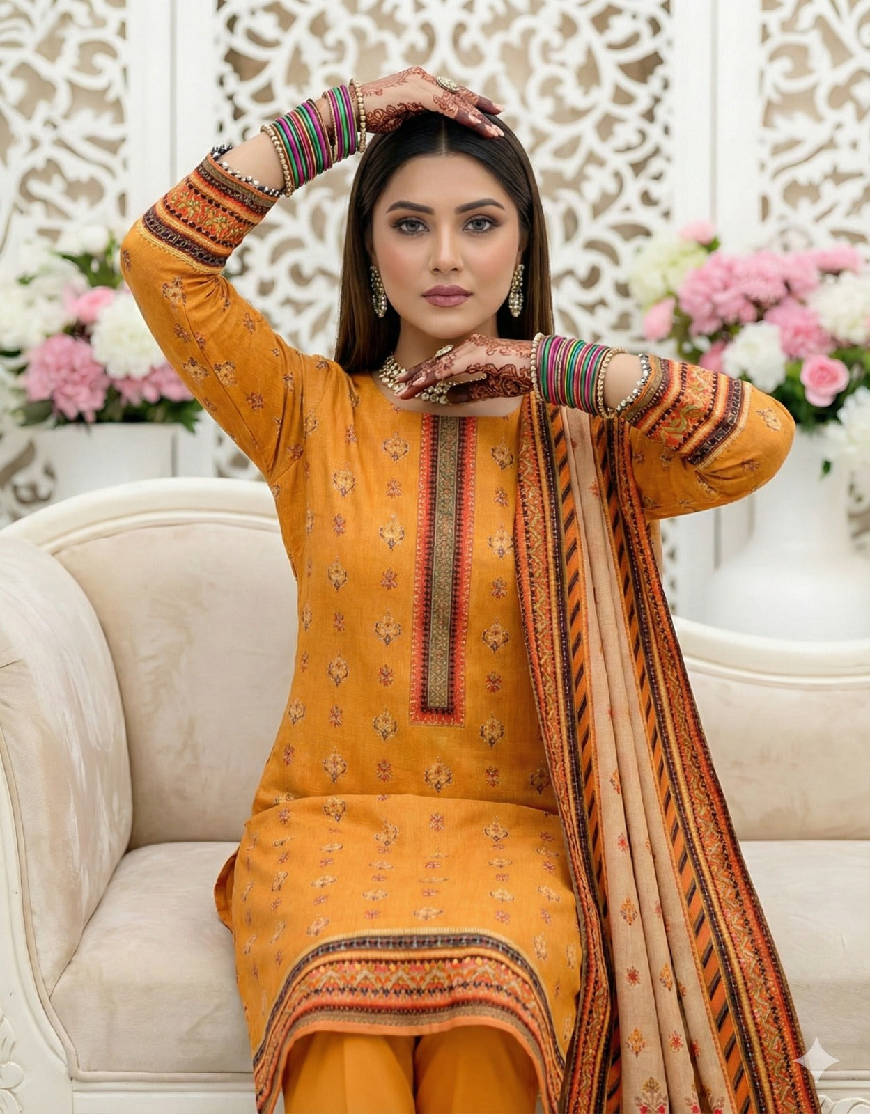 Summer 3PC Lawn Suit