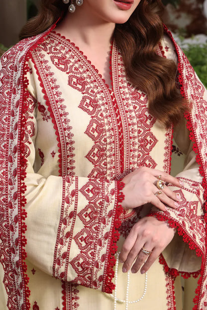 Winter 3PC Dhanak Embroidered Suit - kp3383