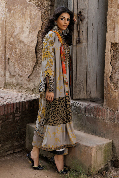 Winter 3PC Karandi Digital Print Dress - KP33420