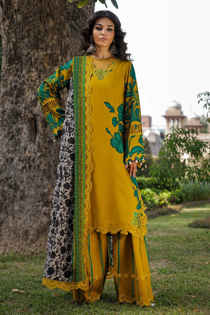 Winter  3PC Karandi Digital Print Dress - KP33418