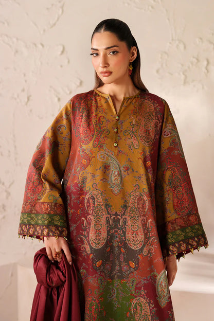 Winter 3PC Karandi Digital Print Dress - KP33405