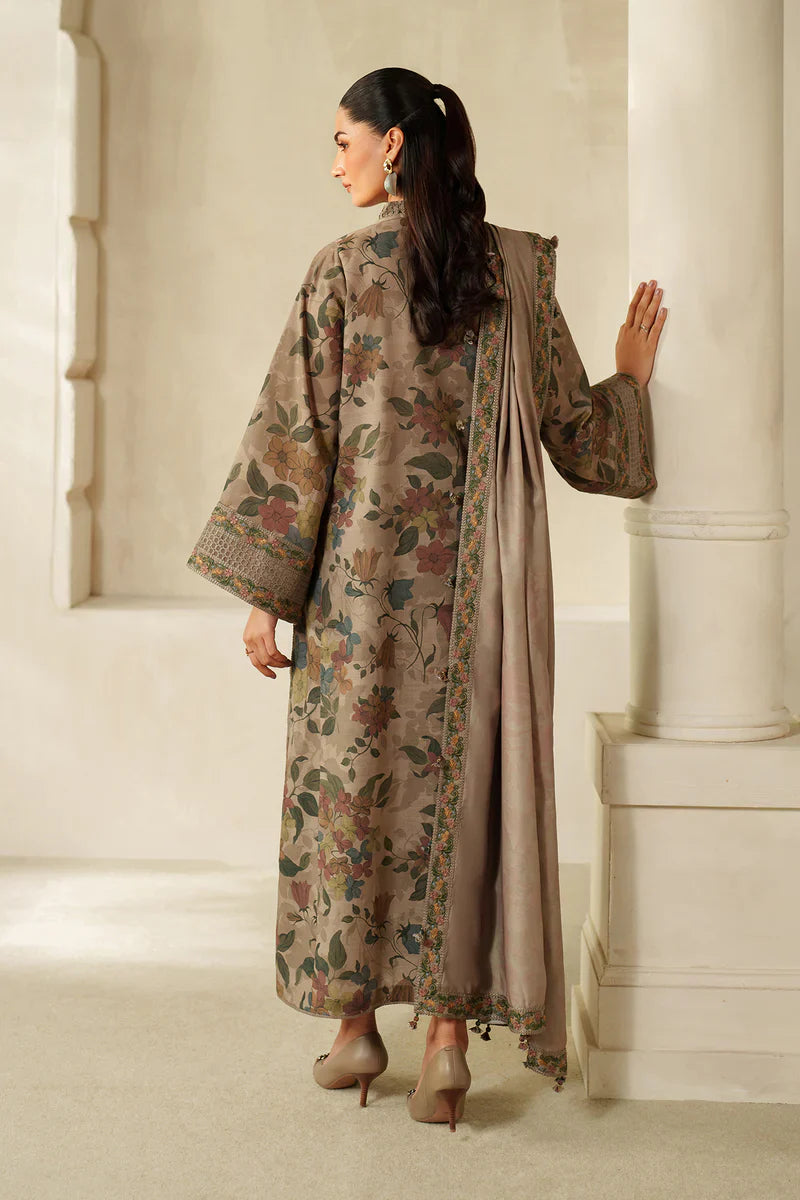 Winter  3PC Karandi Digital Print Dress - KP33145