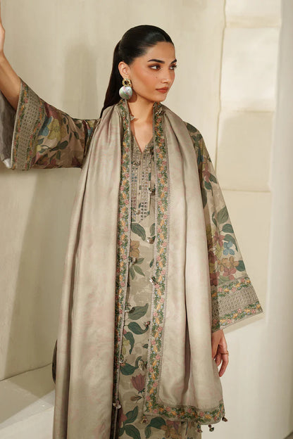 Winter  3PC Karandi Digital Print Dress - KP33145