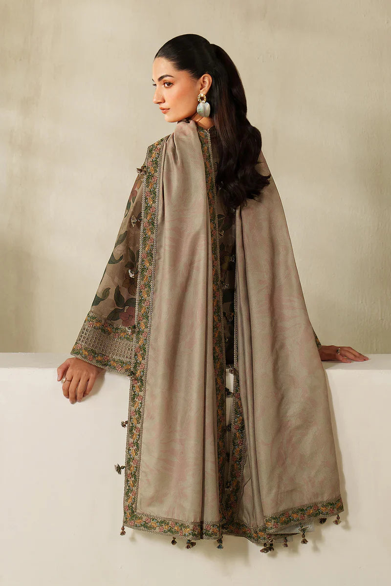 Winter  3PC Karandi Digital Print Dress - KP33145