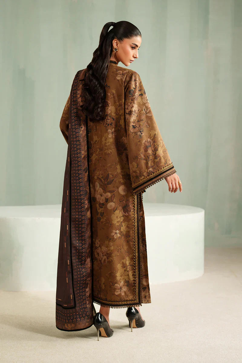 Winter 3PC Karandi Digital Print Dress - KP33146