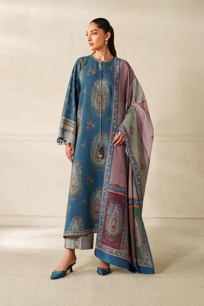 Winter 3PC Karandi Digital Print Dress - KP33139