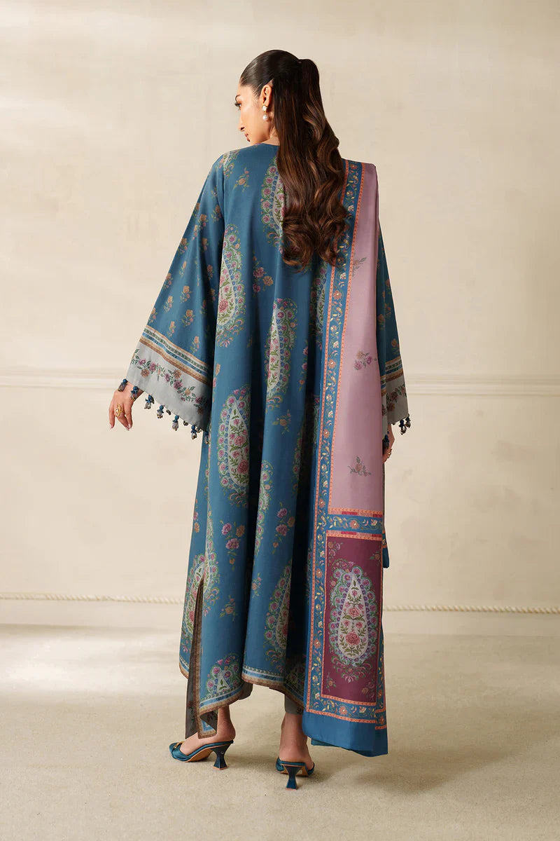 Winter 3PC Karandi Digital Print Dress - KP33139