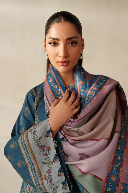 Winter 3PC Karandi Digital Print Dress - KP33139