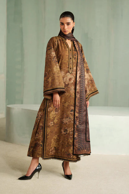 Winter 3PC Karandi Digital Print Dress - KP33146