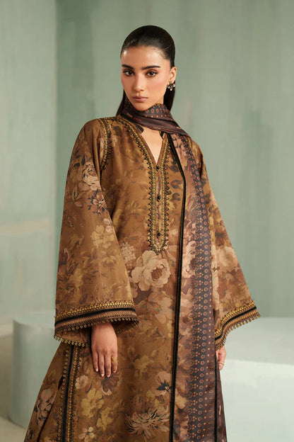 Winter 3PC Karandi Digital Print Dress - KP33146