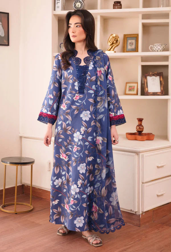 Summer 3PC Lawn Digital Print Dress - KP1169