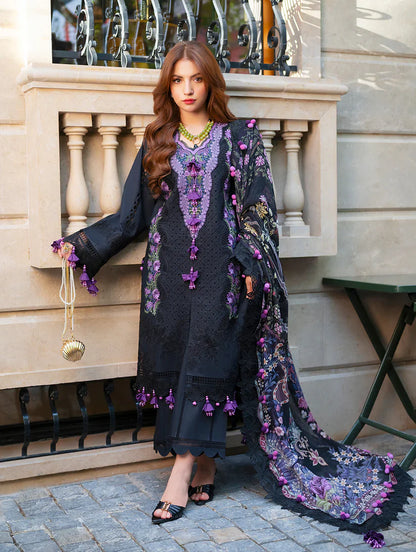 SUMMER 3PC Lawn ChickenKari Embroidered Suit-KP1164