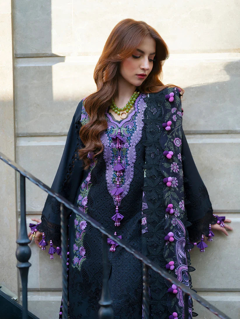 SUMMER 3PC Lawn ChickenKari Embroidered Suit-KP1164