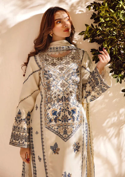 Winter 3PC Dhanak Embroidered Suit - kp3381
