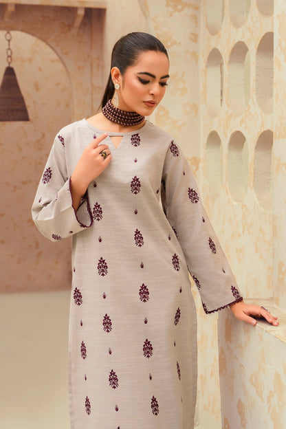 winter  3pc Embroidered Suit - kp550