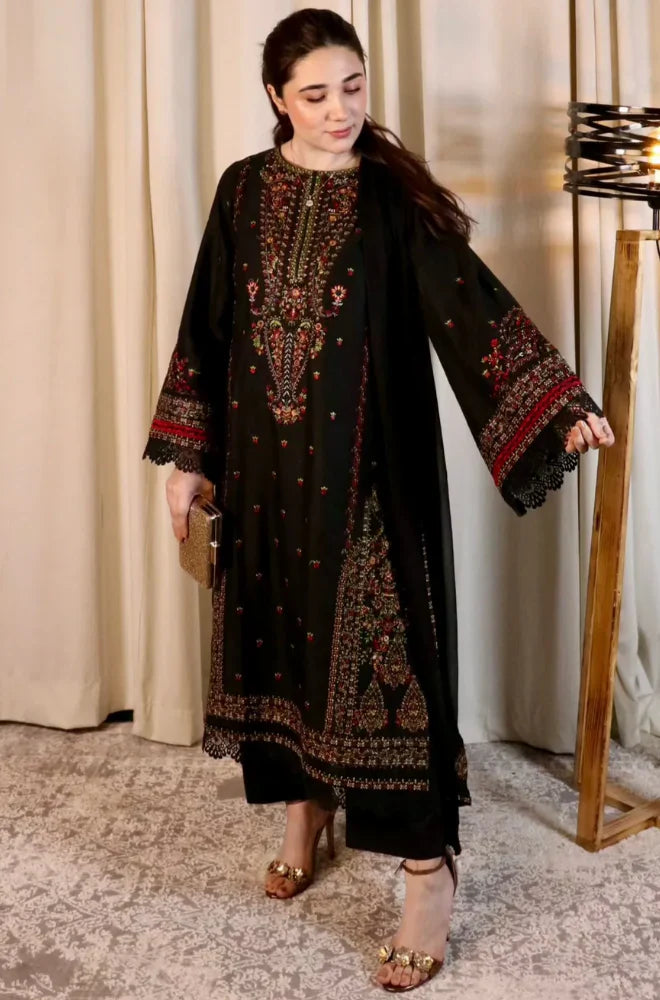 Summer 3PC Lawn Embroidered Suit - KP1102
