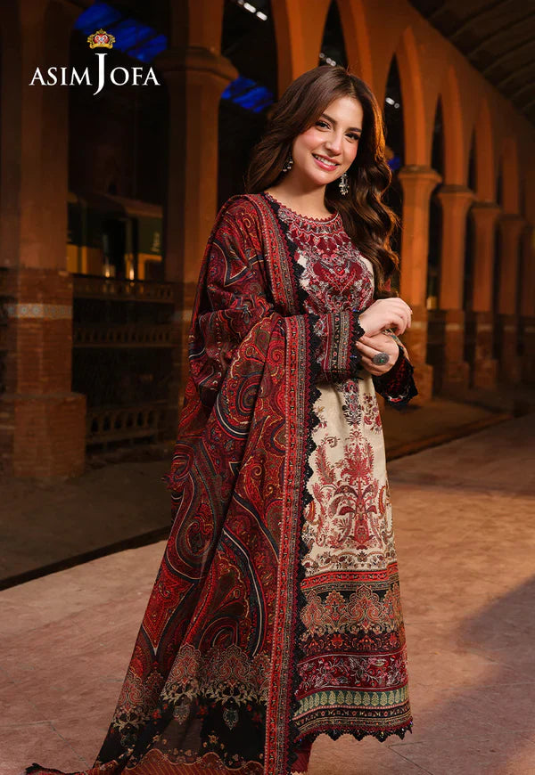 Winter 3PC Karandi Digital Print Dress - KP3397