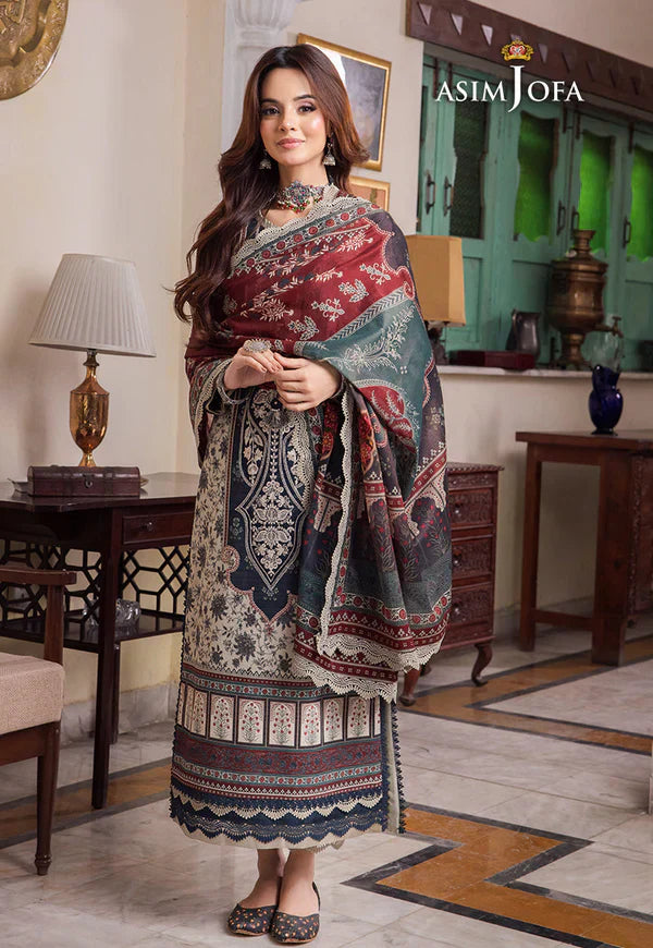 Summer 3PC LAWN Digital Print Dress - KP1143