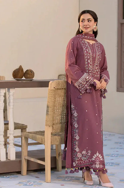 Summer 3PC Lawn Embroidered Suit- KP1115