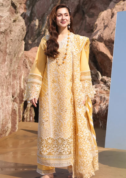 Summer 3PC Lawn Chikenkari Embroidered Shirt - KP1108