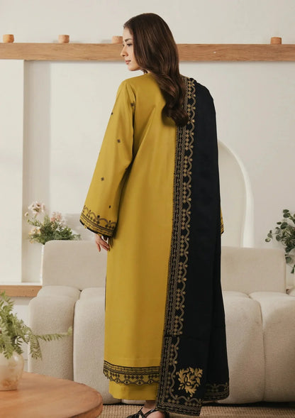 Winter 3PC Dhanak Embroidered Suit - kp33152