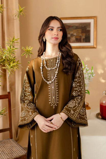 Winter 2PC Dhanak Embroidered Suit - KP3373