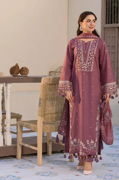 Summer 3PC Lawn Embroidered Suit- KP1115