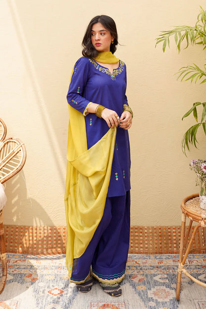 Summer 3PC Lawn Embroidered Suit - kp1123