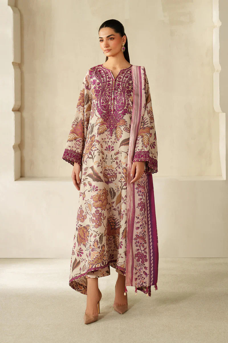 Winter 3PC Karandi Digital Print Dress - KP33147