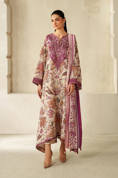 Winter 3PC Karandi Digital Print Dress - KP33147