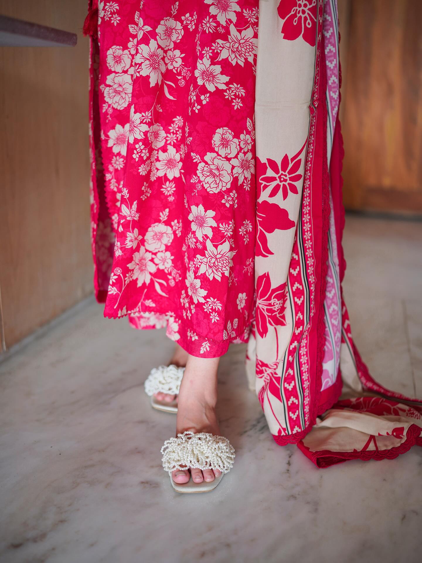 Winter 3PC Karandi Digital Print Dress - KP33416