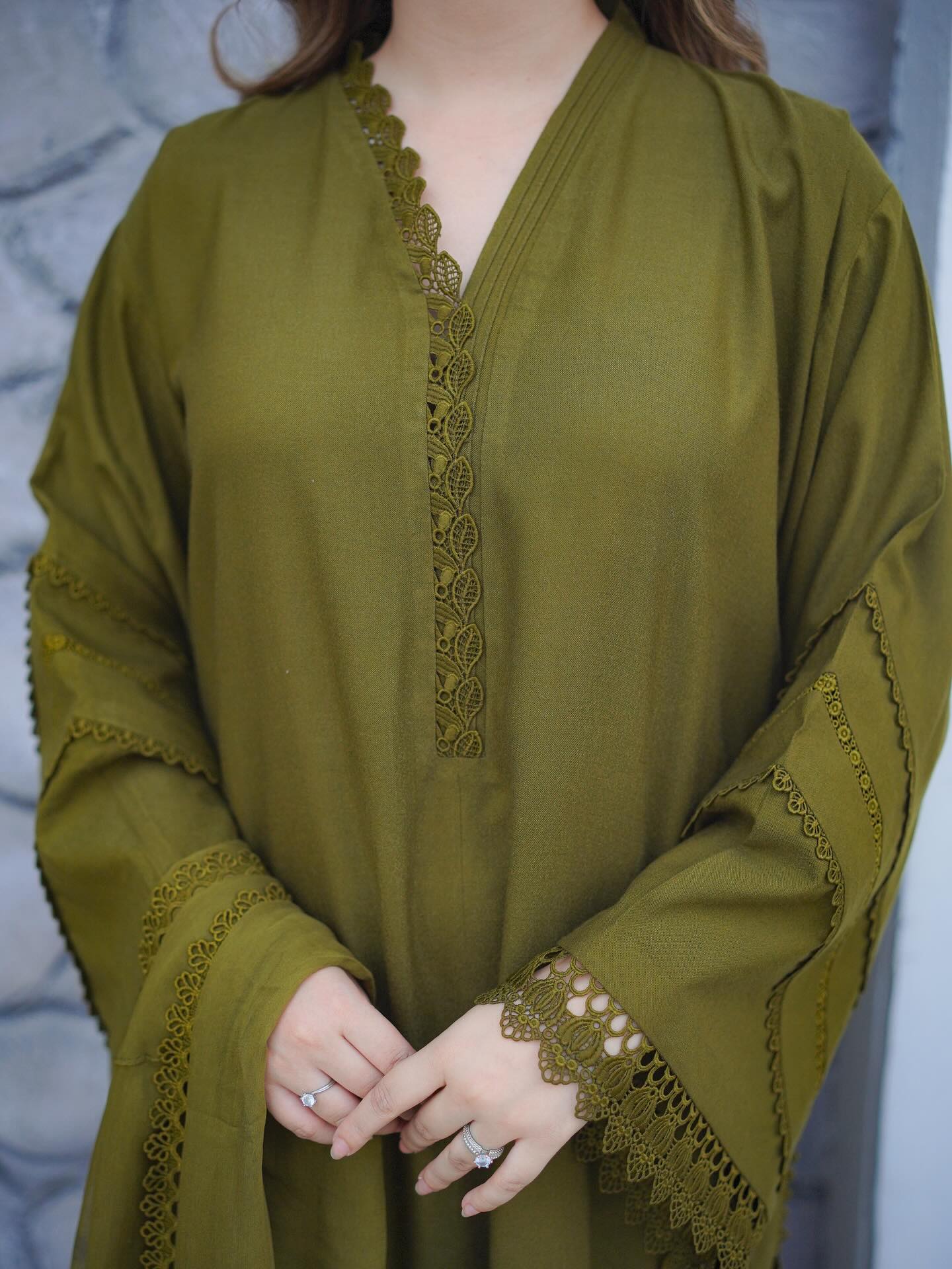 Winter 3PC Dhanak Embroidered Suit - kp33130