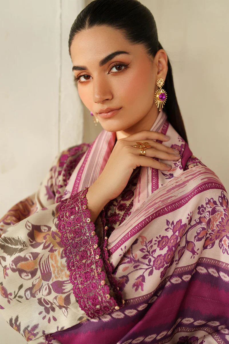 Winter 3PC Karandi Digital Print Dress - KP33147