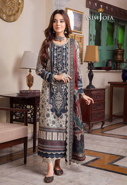 Summer 3PC LAWN Digital Print Dress - KP1143