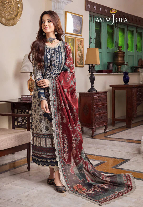 Summer 3PC LAWN Digital Print Dress - KP1143