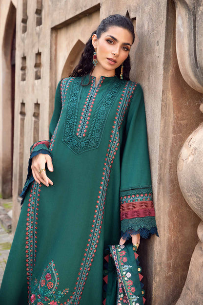 Winter   3PC Dhanak Embroidered Suit - kp3370