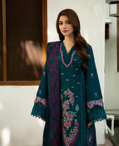 Winter 3PC Dhanak Embroidered Suit - kp3345