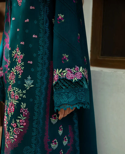 Winter 3PC Dhanak Embroidered Suit - kp3345