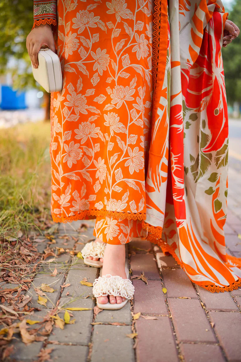 Winter 3PC Karandi Digital Print Dress - KP33415