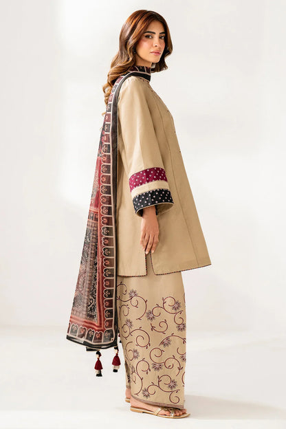 Winter 3PC Dhanak Embroidered Suit - kp3361