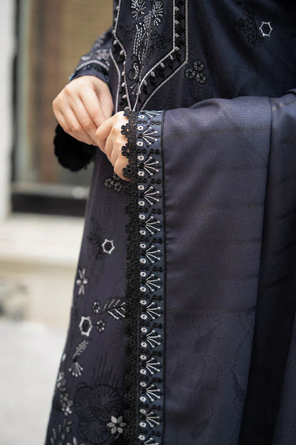 Winter  3PC Dhanak Embroidered Suit - kp3382
