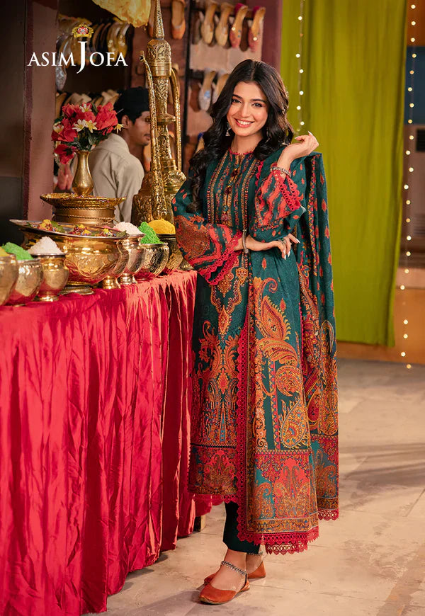 Summer 3PC Karandi Digital Print Dress - KP1142