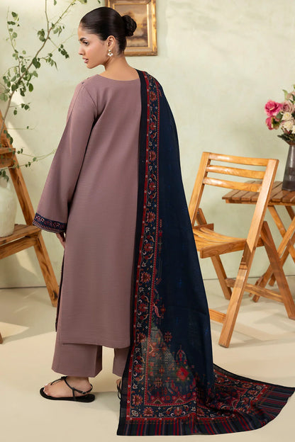 Winter 3PC Dhanak Embroidered Suit - kp33106