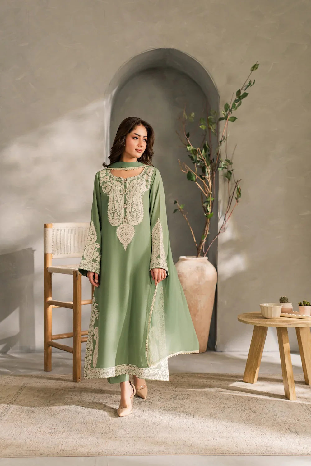 Summer 3PC Lawn Embroidered Suit - kp1125